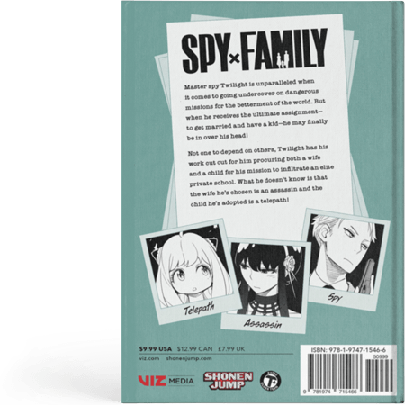 مانگای Spy x Family Vol.1